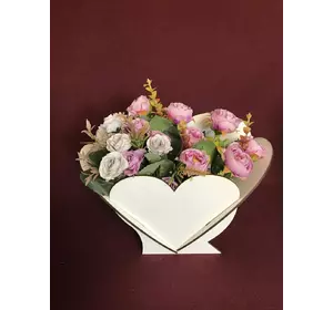 Кошик для квітів "Серце"
